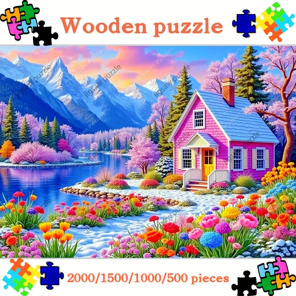 Woodworking Game - Puzzle in legno da 2000/1500/1000/500 pezzi