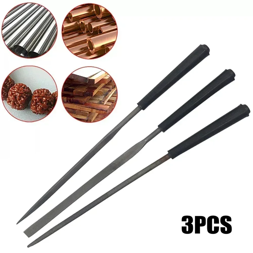 Woodworking Files And Rasps - Set di 3 limatrici a punta