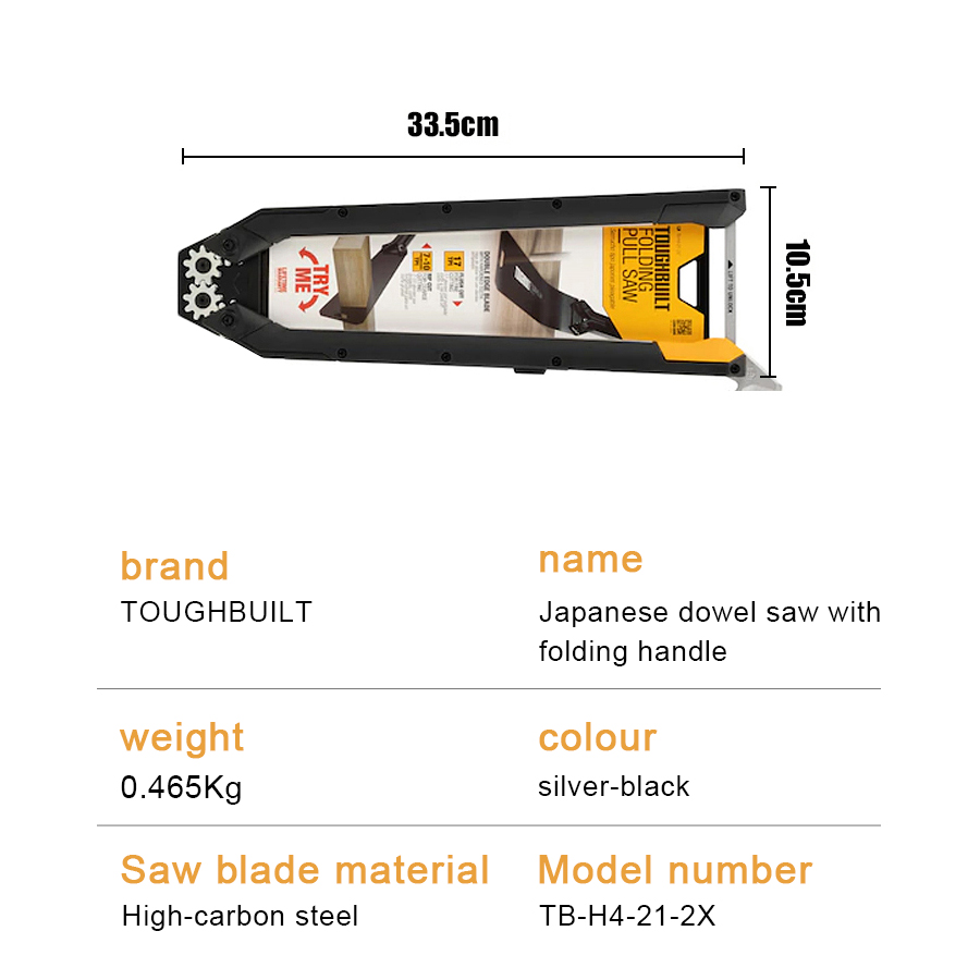 TOUGHBUILT TB-H4-21-2X Sega pe - Woodworking Japanese recensione e prezzo